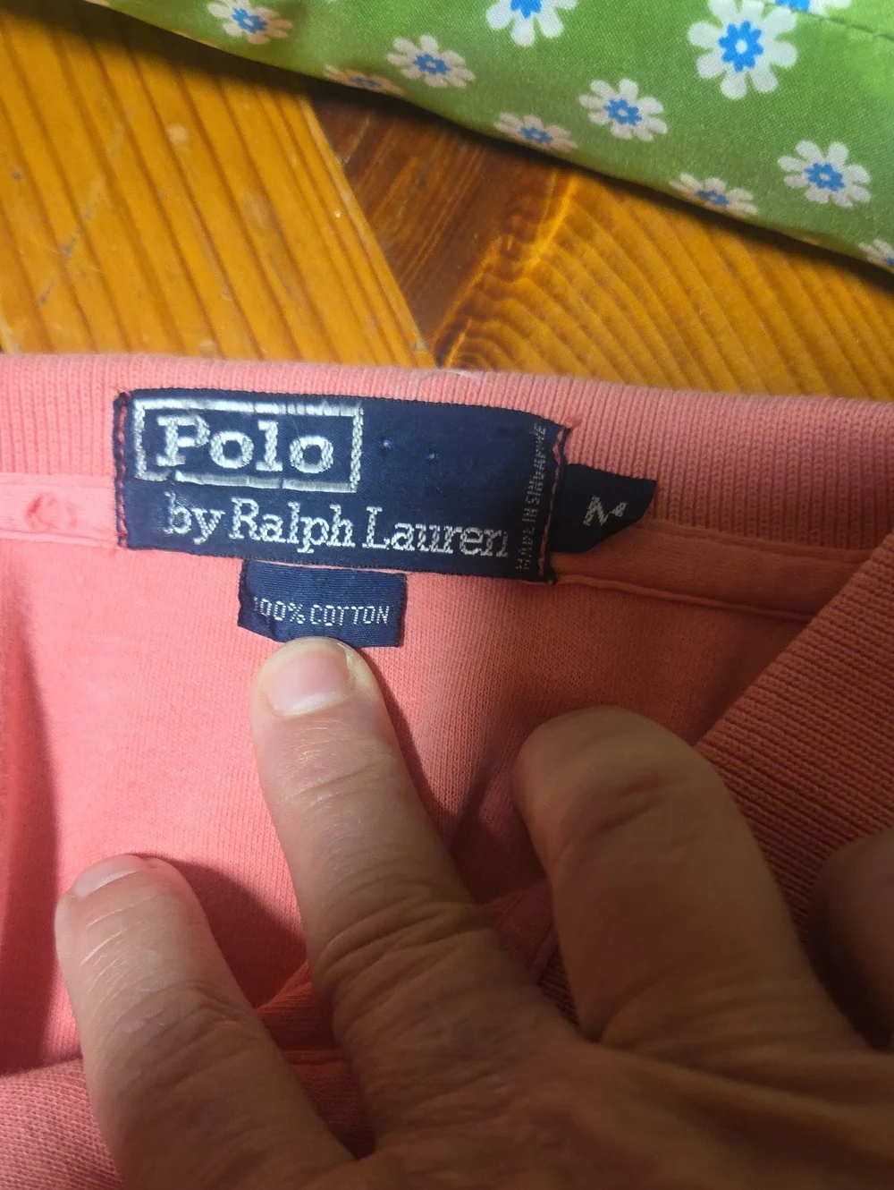 Polo by Ralph Lauren Salmon Pink Short-Sleeve Polo Size M